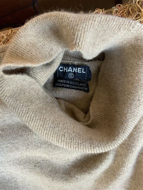 vintage chanel cashmere sweater